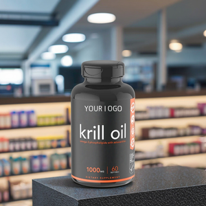 OEM Vente Chaude Huile de Krill Oméga-<span class=keywords><strong>3</strong></span> Naturelle en Vrac 650 mg Capsules Molles à Marque Blanche Supplément Céto - Product Image 1