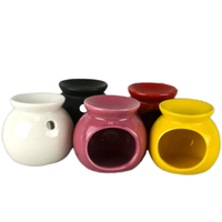 Brûleur à mazout en céramique de décor à la maison de Style chinois brûleur de fonte de cire de porcelaine pour fondeur de cire de parfum essentiel aromatique