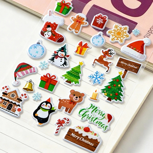 Adesivi Gonfi <span class=keywords><strong>Unicorno</strong></span> Carini 3D a Bolle Adesivi Cartoon per Diari di Ragazze e Lavoretti per Bambini - Product Image 3