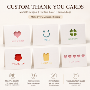 6 Styles Die Cut Design Art Paper Gift Boxes, Premium Quality Custom Craft Packaging Boxes And Various Cards - Product Image 3