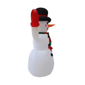 8FT Inflatable <b>Christmas</b> Snowman Santa Claus Courtyard Decoration <b>Gift</b> Polyester Eco-friendly Snowma - Product Image 4