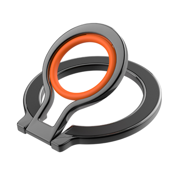 Magnetic Ring Phone Holder Silicone Soft Kickstand Magnetic Phone Grip Holder Stand for Phone 15 14 13 12 Pro Max