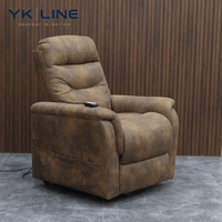 Offre Spéciale confortable Relax moderne en cuir rétro canapé inclinable simple chaise élévatrice