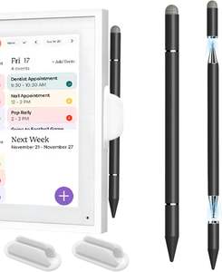 Soporte Magnético de Aluminio para Lápiz Óptico para Pantallas Táctiles Capacitivas Skylight de 15.6/27 Pulgadas con Punta Reemplazable y Rechazo de Palma - Product Image 1