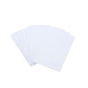 4 Byte UID or 7 Byte UID 13.56MHz Blank White Smart MIFARE Classic 1K PVC RFID Card cashless payment MIFARE DESFire EV3 4k card