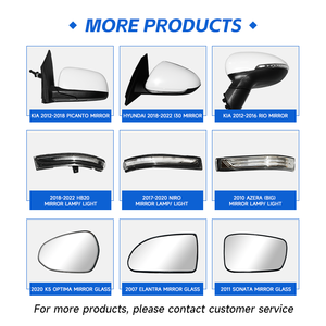 DY Nouveau rétroviseur 2013 pour voitures <span class=keywords><strong>I30</strong></span> 87611/87621-A5000/87613/87623-A5000 Noir 12V VERRE/LAMPE/ÉCLAIRAGE - Product Image 3