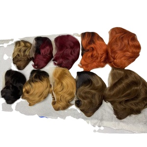 วิกผมหน้าผากลูกไม้แบบใส 13x4 สีธรรมชาติ ผมแท้บราซิลทรงพิกซี่ วิกผมหลากสีสำหรับผู้หญิง - Product Image 2