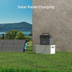 Ecoplay 400W Trạm di động MPPT bảng điều khiển năng lượng mặt trời 1305 WH UPS 6000 + chu kỳ pin cung cấp dự phòng nhà Sine Wave RV Đèn Pin Xe hơi - Product Image 6