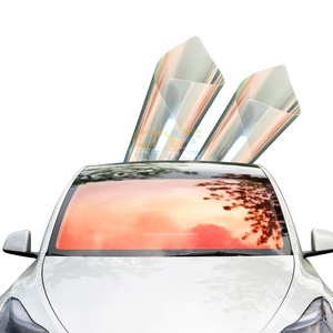 Premium Chamäleon-Farbwechsel Autofensterfolie UVR Blendschutz Wärmeabweisung Dekorative Tönungsfolie Farbwechselfolie 2mil 1,52x30m Rolle - Product Image 5