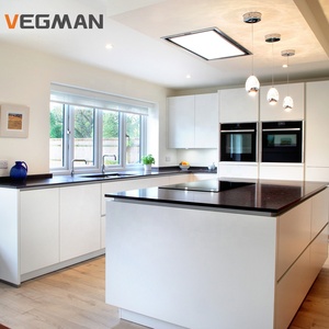 L a forma di Villa armadi da <span class=keywords><strong>cucina</strong></span> angolo moderno angolo angolo dispensa unità Base con Design dell'isola - Product Image 2