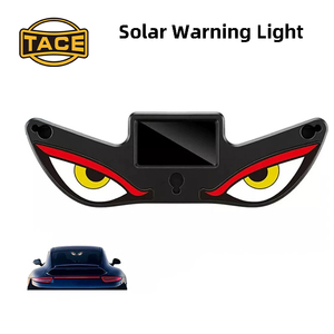Car Solar Devil Eyes LED Light, <b>Wireless</b> Triangle Window Decor, No-Wiring Interior Atmosphere <b>Lamp</b> - Product Image 6