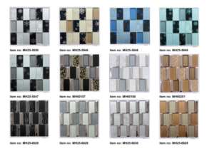 高品質クラシックモザイクタイル、カスタムモザイクアートピシヤル・ナ・バトガラスタイル（壁用） - Product Image 2