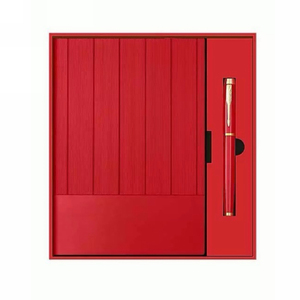 Caja de Regalo Corporativa Personalizada, Cuaderno de Cuero A5 con Grabado, Juego de Bolígrafos Modernos, Producto Promocional de Lujo al por Mayor - Product Image 1
