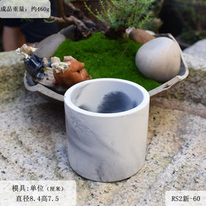 Molde de silicona personalizado, maceta de hormigón, molde de <span class=keywords><strong>yeso</strong></span>, arcilla cerámica hecha a mano, molde de cerámica para manualidades 3D Diy - Product Image 3