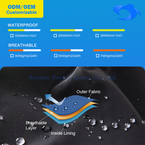 Cuissardes de pêche pour hommes prêtes à être expédiées avec bottes 3 plis respirants et imperméables en nylon avec bottes en néoprène durables - Product Image 3
