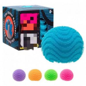 Adorable Pelota de Peluche con Cara Sonriente y Pompones, Juguete Antiestrés de Peluche Suave, Schylling Fuzz Ball Flower Power - Product Image 4