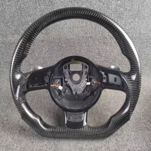 Con botón de inicio <span class=keywords><strong>S</strong></span>-<span class=keywords><strong>Line</strong></span> medio volante de carbono para <span class=keywords><strong>Audi</strong></span> <span class=keywords><strong>Q8</strong></span> SQ8 A3 A4 B9 A5 B8 A6 C7 A7 S3 S4 RS3 RS5 RS7 RS6 C8 - Product Image 4