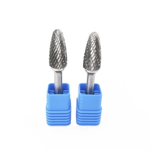 <span class=keywords><strong>MJM</strong></span> Juego de 10 fresas rotativas eléctricas de carburo de doble corte pulido, forjadas, personalizadas, con soporte OEM - Product Image 6