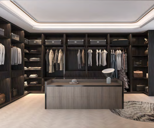 Prima Thiết Kế Mới Lớn Tủ Quần Áo Tủ Quần Áo Tùy Chỉnh Được Xây Dựng Trong Tường Tủ Tủ Thiết Kế Tủ Phòng Ngủ Hiện Đại Phòng Ngủ Đơn Giản Tủ Quần Áo - Product Image 2