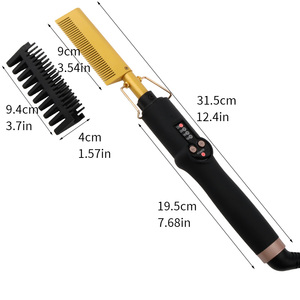 <span class=keywords><strong>Spazzola</strong></span> <span class=keywords><strong>elettrica</strong></span> personalizzabile ad alto calore con Display temperatura <span class=keywords><strong>capelli</strong></span> bagnati/secchi piastra <span class=keywords><strong>per</strong></span> <span class=keywords><strong>capelli</strong></span> e arricciacapelli ferro - Product Image 2
