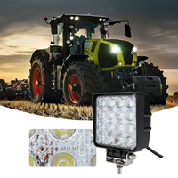 Lampes de travail à led 4.3 pouces carrées pour camion Tracto Atv Utv Boat Tuff Plus Vente en gros d'usine Lampes de travail à led pour chariot élévateur