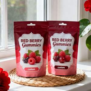 Bolsas de Plástico Personalizadas para Envasado de Alimentos, Bolsa de Plástico con Cierre Hermético de Aluminio, Bolsa Doypack para Frutos Secos y Snacks - Product Image 2