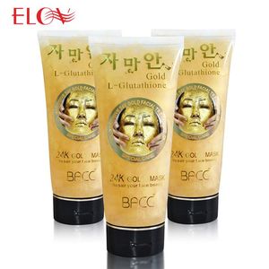 24K Gold Foil Mask Moisturizes Brightens Skin Tone Pores Peel-off Golden Mask - Product Image 1