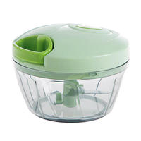Hete Verkoop Milieuvriendelijke Duurzame Roestvrijstalen Mini Keuken Multifunctionele Fruit Groentesnijder Chopper Eenvoudig Handmatig Gereedschap