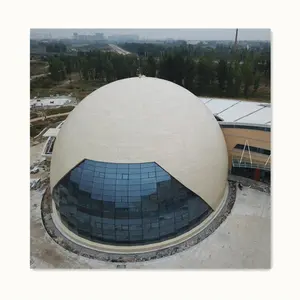 Struttura prefabbricata della struttura dello spazio della casa della cupola d'acciaio pannelli di alluminio costruzione della cupola della moschea della parete divisoria