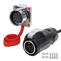 Connecteur circulaire étanche IP68 authentique Cnlinko série LP24, 3-24 broches, mâle/femelle, 100 % authentique, prêt à être expédié, faible MOQ
