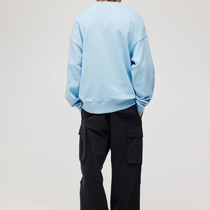 Nouvel arrivage de sweatshirts décontractés personnalisés pour hommes de marque privée sweatshirt à manches longues de style uni pour hommes - Product Image 4