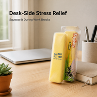 Jouet sensoriel anti-stress en TPR souple et croustillant, à rebond lent, idéal pour le bureau et la maison - Vente chaude