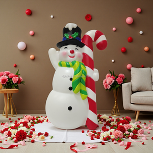 Lumières de Noël LED imperméables pour l'extérieur, décoration de Noël en plastique, ornements <span class=keywords><strong>Olaf</strong></span>, accessoires - Product Image 2