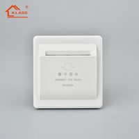 Venta directa del fabricante Blanco/Oro/Gris PC Hotel Interruptor de tarjeta de llave de ahorro de energía eléctrica