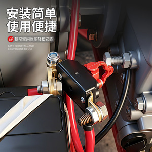 Interrupteur de déconnexion de batterie universel Yu Jian, rotatif à 360 degrés, en laiton, haute puissance, protection contre les fuites, coupe-circuit moteur - Product Image 1