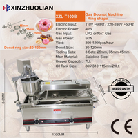 Machine à beignets semi-automatique industrielle et commerciale avec friteuse, pour beignets à la crème, beignets à la crème glacée, beignets français, beignets Berliner