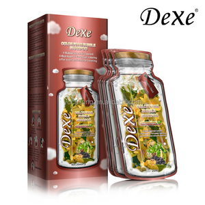 Pour Dexe crème de couleur de <span class=keywords><strong>cheveux</strong></span> <span class=keywords><strong>brun</strong></span> clair shampooing de teinture de <span class=keywords><strong>cheveux</strong></span> à base de plantes naturelle avec emballage en sachet de mousse à bulles OEM de marque privée - Product Image 6