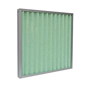 Washable Galvanized Frame Pleat Pre Air Filter With Long Lifespan