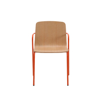Chaise de salle à manger ergonomique au design moderne, chaise en bois à ossature métallique pour bureau à domicile, bar, restaurant, appartement