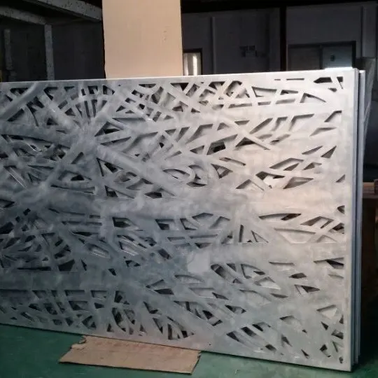 알루미늄 스크린 울타리 장식 정원 패널 개인 정보 보호 금속 벽 울타리