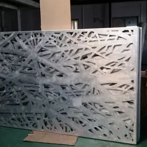 Dekorasi Pagar Layar Aluminium Panel Taman Sebagai Privasi Pagar Dinding Logam