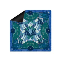 Tapis de Mahjong Américain Personnalisé Imprimé 31,5x31,5 Pouces en Caoutchouc Anti-Bruit, Tapis de Jeu de Mahjong, OEM ODM Vente en Gros