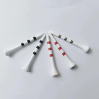 Tees de golf en bois HOFA personnalisés avec logo imprimé, 83 mm, étanches et écologiques
