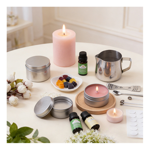 Artisan Scented Packaging Luxury Metal Jar Vanilla Essence Boutique Merchandising Holiday Deluxe Assortment Collection - Product Image 4