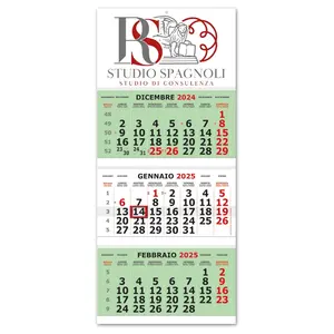 Calendario Trittico Cordonato personalizzato per merchandising - Product Image 2