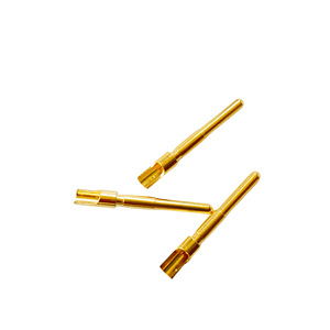 Copper Pin <b>Terminal</b> Connector 1.0 1.5 2.0 2.5 3.0mm Gold Plated High Conductivity Customizable Male Female Pins - Product Image 2