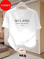 T-shirt pour homme, haut décontracté tendance, léger, un incontournable pour l'été, vêtement de tous les jours pour homme