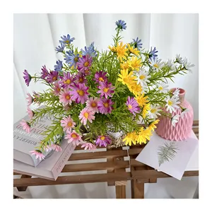 QYY Chrysanthème de fleur de chrysanthème artificiel bon marché pour la décoration de mariage