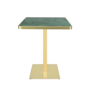 Base de table en métal plaqué or à colonne unique – Support de table à manger moderne et minimaliste - Product Image 4