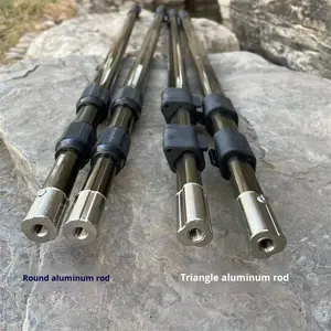 50 #55 #60 # filet d'atterrissage de poisson en alliage d'aluminium tige télescopique sac en maille forte profondeur de 50cm pour la pêche au gros gibier filet de pêche filet de pêche - Product Image 5